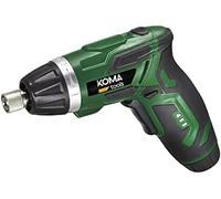 KOMA Tools Atornillador reversible 08723 – 3,6V litio, 1300 mA, 53 accesorios, 17,5x14,8 cm