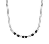 s.Oliver 2040605 - Collar para mujer (acero inoxidable, 40 + 5 cm), color plateado