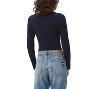 s.Oliver Manga Larga con Textura Acanalada en Azul Marino 44