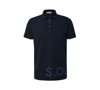 s.Oliver 2143964 Polo con Estampado, Azul 5978, XXL Hombres