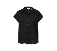 s.Oliver 2147437 Blusa de Lino Manga Corta, Negro 9999, 38 Mujeres