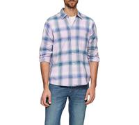s.Oliver 2156027 Camisa a Cuadros, Ajuste Regular, 47n2, 3XL para Hombre