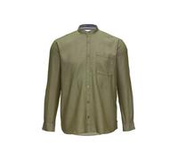 s.Oliver 2156740 Camisa de Manga Larga con Cuello Alto, 77k2 Verde, XXL Hombres