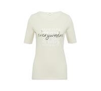s.Oliver 2160855 Camiseta, marrón, 42 Mujeres