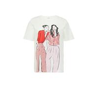 s.Oliver 2164099 Camiseta, Beige, 40 Mujeres