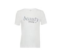 s.Oliver 2164145 Camiseta, Beige, 42 Mujeres