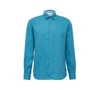 s.Oliver 2164316 Camisa de Manga Larga, Turquesa Pastel, XXL Hombres