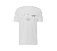 s.Oliver 2165602 Camiseta, Blanco, L Hombres