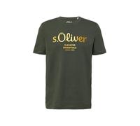 s.Oliver 2165602 Camiseta, Verde Oliva, 3XL Hombres