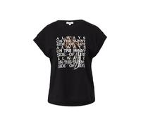 s.Oliver 2166264 Camiseta, Negro, 40 Mujeres