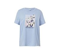 s.Oliver 2174212 Camiseta, Azul Claro, 40 Mujeres