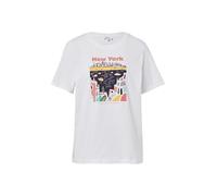 s.Oliver 2174212 Camiseta, Blanco, 38 Mujeres