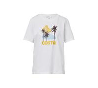 s.Oliver 2174212 Camiseta, Blanco, 48 Mujeres