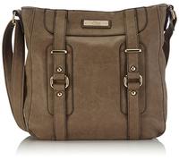 s.Oliver 39.504.94.2504 - Bolso Bandolera para Mujer (25 x 28 x 9 cm), Marrón Bison 8623, 25x28x9 cm (B x H x T)