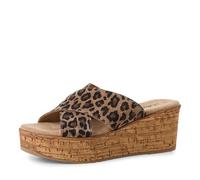 s.Oliver 5-27213-44, Mule Mujer, Leopardo, 42 EU