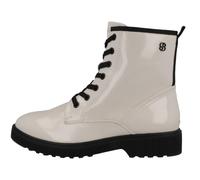s.Oliver 5-5-25232-29, Botas Cortas al Tobillo Mujer, Cream Patent 5 25232 29 466, 38 EU