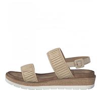 s.Oliver 5-5-28108-28, Sandalias Planas Mujer, Arena, 36 EU