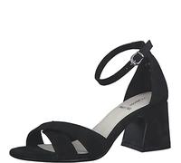 s.Oliver 5-5-28302-20 Sandalia con tacón Mujer, Negro, 38 EU