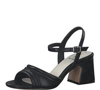 s.Oliver 5-5-28303-20 Sandalia con tacón Mujer, Negro (Black), 39 EU
