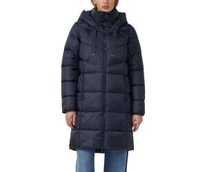 s.Oliver Abrigo acolchado con cuello alto y capucha, 5959_azul marino, 36