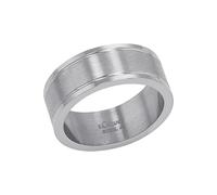s.Oliver Anillo Anillos de acero inoxidable para hombres, plata, viene en caja de regalo de joyería, 2035533