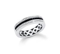 S.Oliver Anillo De Dama De Plata Con Circonitas SO734