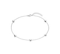 s.Oliver Anklet - Elegante tobillera de acero inoxidable pulido - Plata - Cadena Rolokette ajustable hasta 27 cm - Resistente al agua y agradable para la piel
