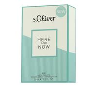 s.Oliver aquí y ahora para hombres EDT 30 ml