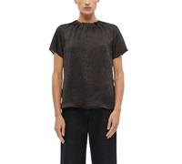 s.Oliver Bernd freier GmbH & co. kg/s.Oliver 2181318 - Blusa con Pliegues para Mujer, Brown Allover Print, 44