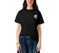 s.Oliver Bernd freier GmbH & co. kg/s.Oliver 2181429 - Camiseta de Manga Corta para Mujer, Negro, XXL