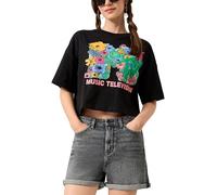 s.Oliver Bernd freier GmbH & co. kg/s.Oliver 2184404 - Camiseta de Manga Corta para Mujer, Negro, M