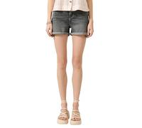 s. Oliver Bernd freier GmbH & co. kg/s.Oliver Mom Fit - Pantalones Cortos para Mujer, Gris, 38