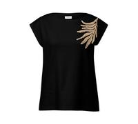 s.Oliver BLACK LABEL 2147434 Camiseta, Negro 99l1, 38 para Mujer