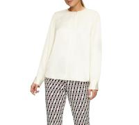 s.Oliver BLACK LABEL 2154081 Blusa de satén de Manga Larga, Naturaleza, 44 Mujeres