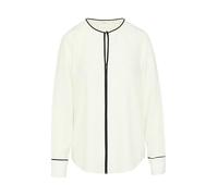 s.Oliver BLACK LABEL 2158545 Blusa con Detalles en Contraste, 200, 36 Mujeres