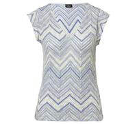 s.Oliver BLACK LABEL 2165814 Camiseta, Azul, 38 Mujeres