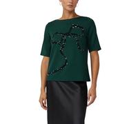 s.Oliver BLACK LABEL 2172632 Camiseta de Lentejuelas, 69d1, 44 Mujeres