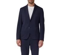 s.Oliver BLACK LABEL Americana Informal de Negocios para Hombre, Azul Marino, 90
