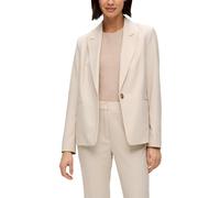 s.Oliver BLACK LABEL Blazer con Bolsillos ribeteados, Beige, 46