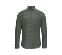 s.Oliver BLACK LABEL Camisa verde oscuro / negro M-L verde oscuro / negro