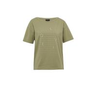 s.Oliver BLACK LABEL Camiseta oliva / plata XS-S oliva / plata