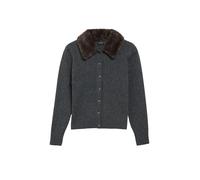 s.Oliver BLACK LABEL Cárdigan marrón oscuro / gris oscuro XL EUR