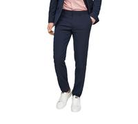 s.Oliver BLACK LABEL Hombre 02.899.73.4493 Pantalones de Traje Not Applicable, Azul (Dark Blue 5978), W22 (Talla del Fabricante: 48)