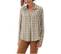 s. Oliver Blouses Brown Check Talla: 34 | Blusas Outlet | Mujer | Marrón