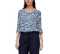 s.Oliver Blusa 3/4 Brazo, Azul 01, 38 para Mujer