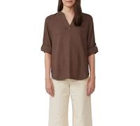 s.Oliver Blusa de Mezcla de Lino con Mangas 3/4, Moca, 48