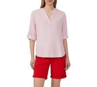 s.Oliver Blusa de Mezcla de Lino con volteo, Rosa Pastel, 42