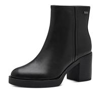 s.Oliver Botas Chelsea para mujer con tacón bloque elegantes, Negro, 39 EU