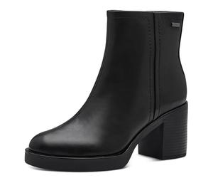 s.Oliver Botas Chelsea para mujer con tacón bloque elegantes, Negro, 39 EU