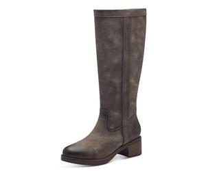s.Oliver Botas largas planas para mujer 5-25500-43, Cigarro, 41 EU